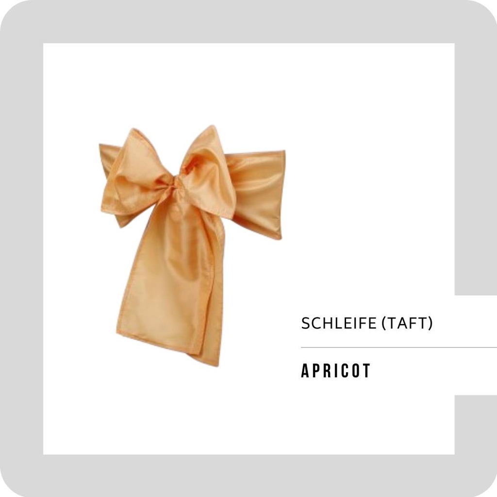 Schleife Taft 245x18cm APRICOT (0114)