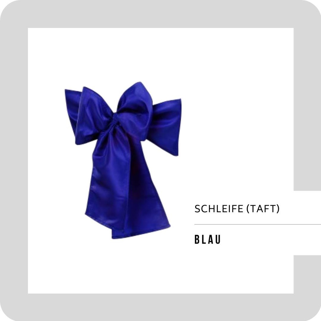 Schleife Taft 245x18cm BLAU (0106)