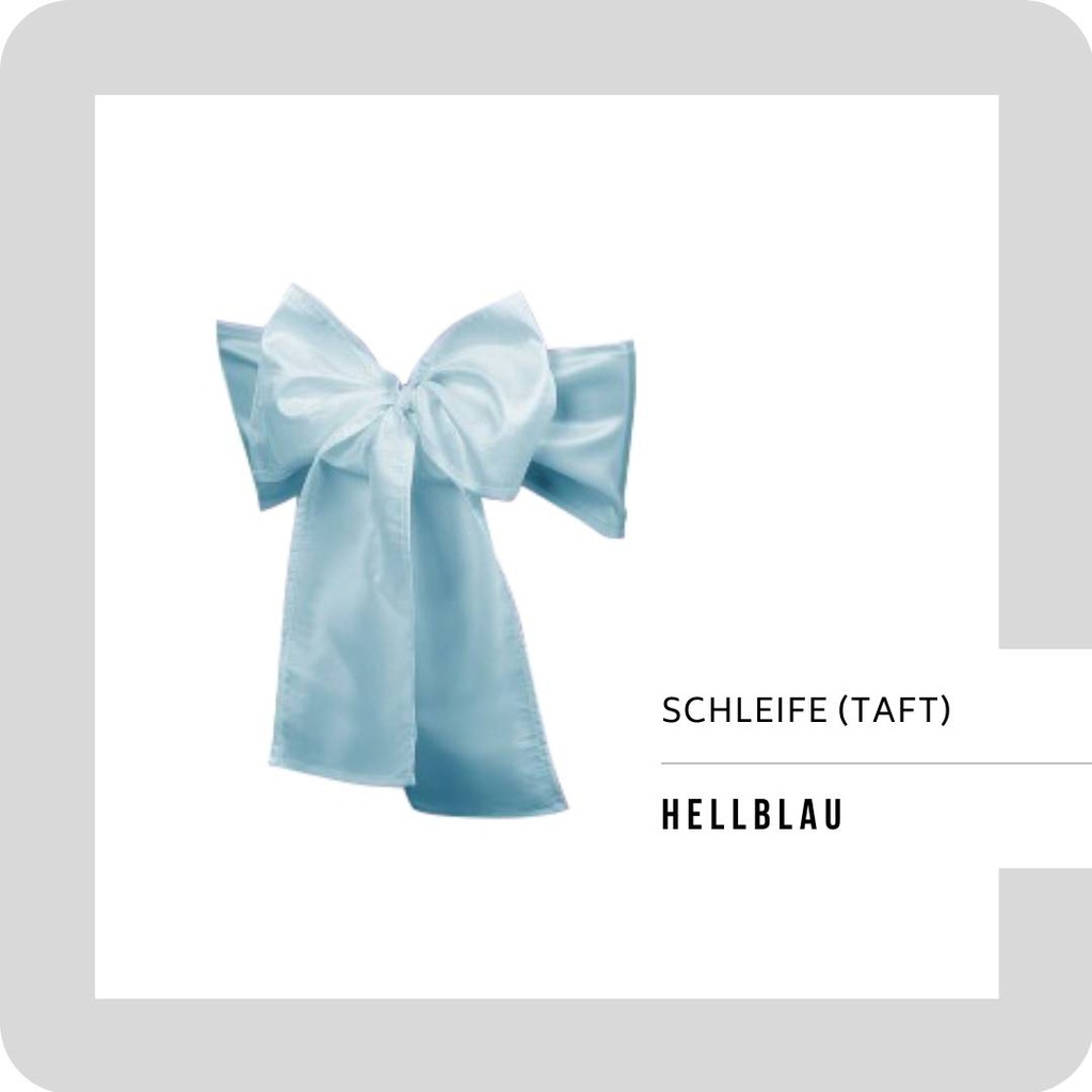 Schleife Taft 245x18cm HELLBLAU (0107)