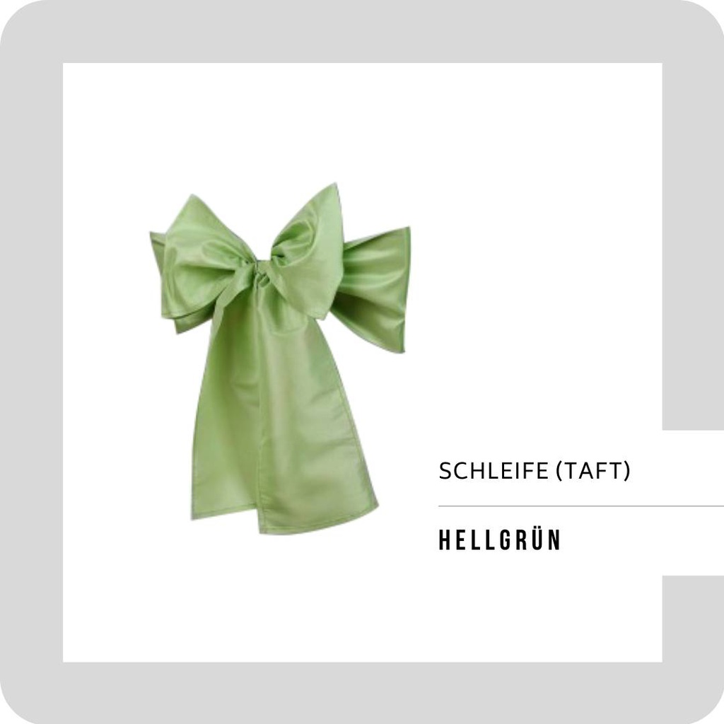 Schleife Taft 245x18cm HELLGRÜN (0109)