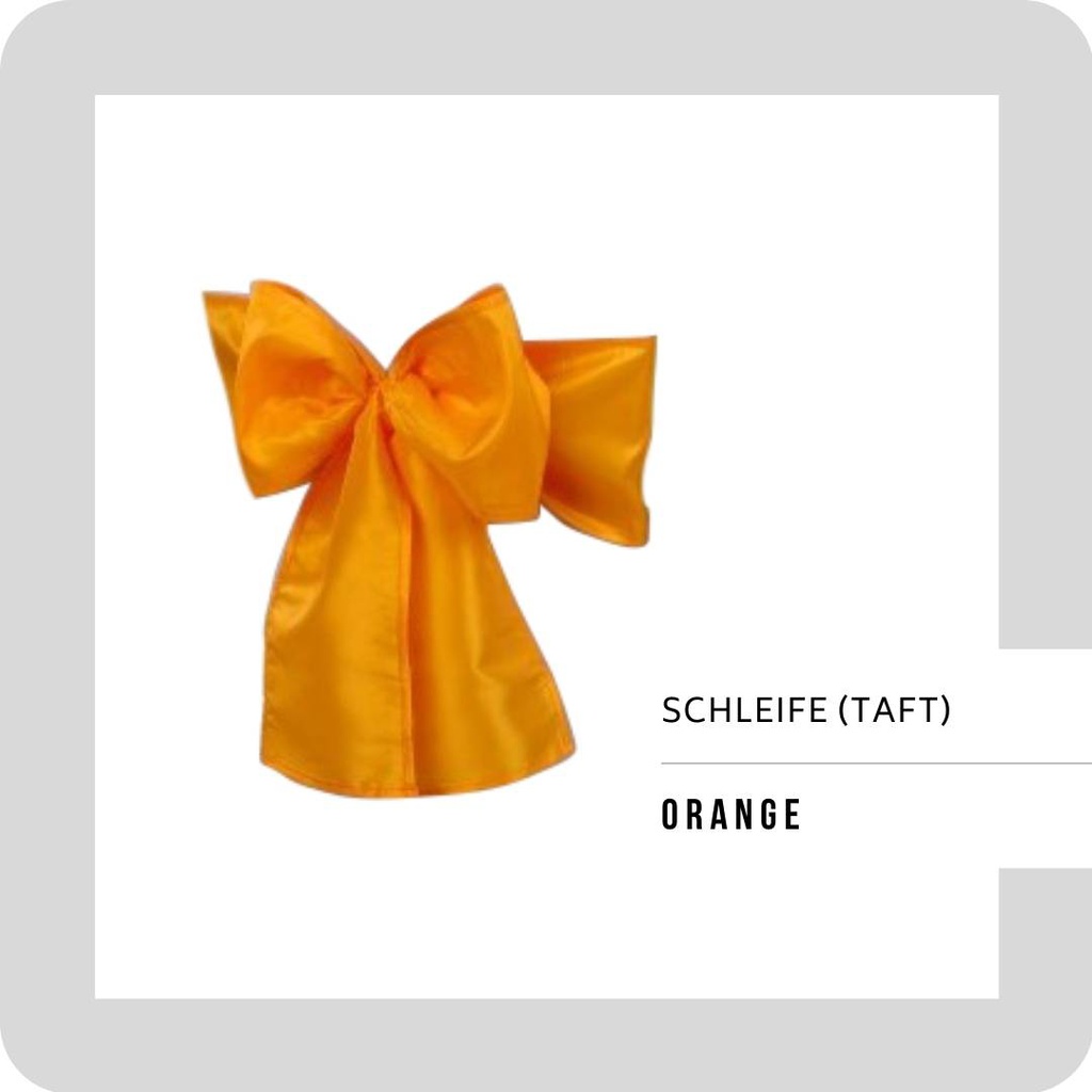 Schleife Taft 245x18cm ORANGE (0118)