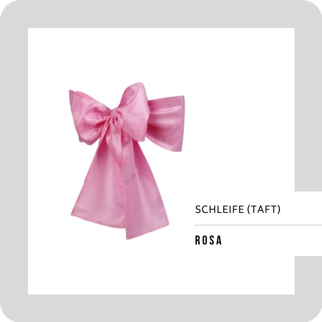 Schleife Taft 245x18cm ROSA (0110)