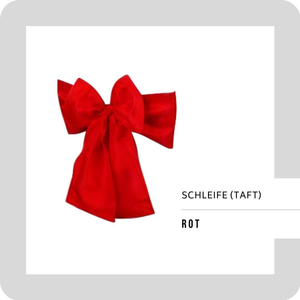 Schleife Taft 245x18cm ROT (0104)