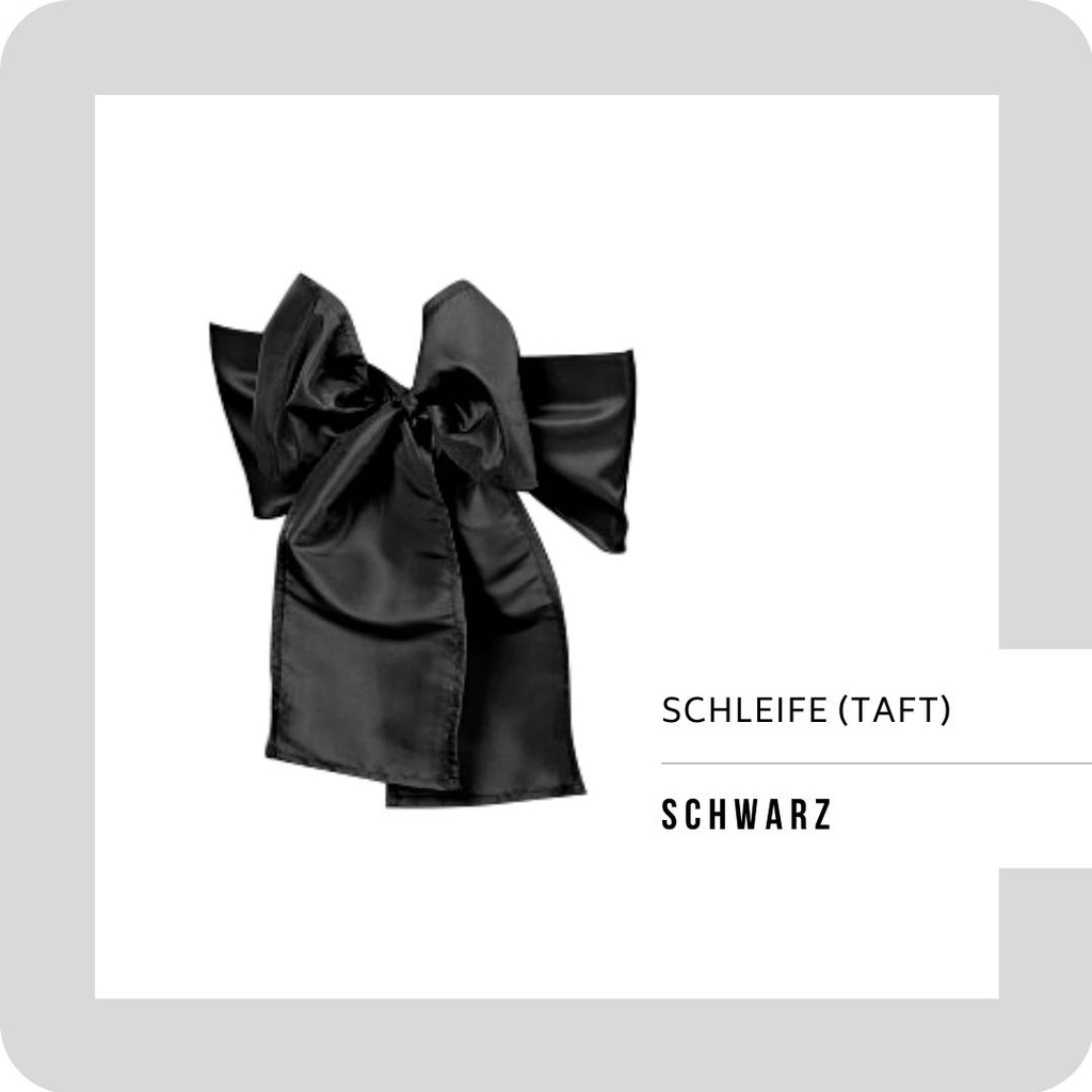 Schleife Taft 245x18cm SCHWARZ (0120)