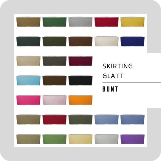 Skirting Glatt 210x73cm BUNT