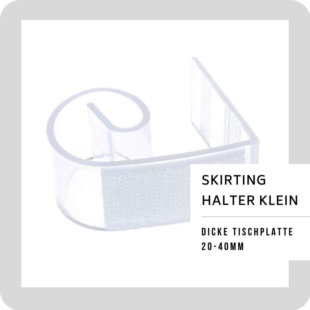 Skirtinghalter Klein (20-40mm)