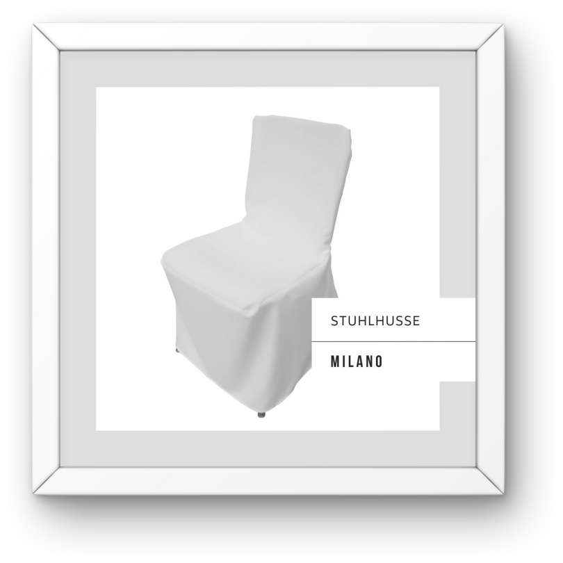 Stuhlhusse -MILANO- WEISS